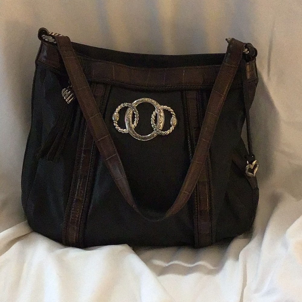 Brighton Black/ Brown Shoulder Bag
